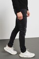 Karl Lagerfeld Koptatott hatású slim fit farmernadrág férfi