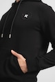Karl Lagerfeld Kapucnis pulóver logós részlettel férfi