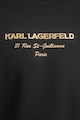 Karl Lagerfeld Суитшърт с овално деколте и лого Мъже