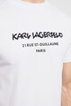 Karl Lagerfeld Póló kontrasztos logóval férfi