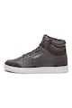 Puma Pantofi sport mid-high cu insertii de piele intoarsa Suffle Fur Forest Night Barbati