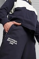 Puma Спортен панталон с памук с лого Мъже