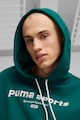 Puma Team kapucnis pulóver hímzett logóval férfi
