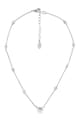 U.S. Polo Assn. Ródiumbevonatú nyaklánc cirkónia kristályokkal díszítve női