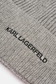 Karl Lagerfeld Рипсена шапка K/ Essential с бродирано лого Жени