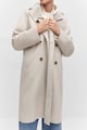 Mango Picarol bő fazonú gyapjútartalmú kabát női