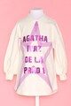 Agatha Ruiz de la Prada Блуза с шарки с паднали ръкави Момичета