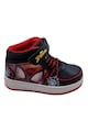 Marvel Pantofi sport mid-high de piele ecologica cu model Spiderman Baieti