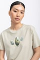 KAFT Uniszex pamutpóló mintával a mellrészén női
