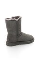 UGG Cizme scurte gri de piele intoarsa Bailey Button Femei