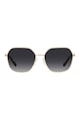 Love Moschino Шестоъгълни слънчеви очила с метална рамка Жени