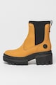 Timberland Ghete Chelsea de piele nabuc cu segmente textile Everleigh Femei