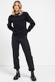 Karl Lagerfeld Organikuspamut pulóver szegecses rátétekkel női