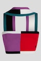 Karl Lagerfeld Colorblock dizájnos kötött crop top női
