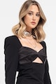 Karl Lagerfeld Вталена рокля с отвор на гърба Жени