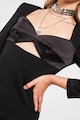 Karl Lagerfeld Szűk fazonú ruha hátul kivágással női