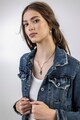 Emily Westwood Rozsdamentes acél nyaklánc türkiz kövekkel női