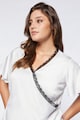 Fiorella Rubino Сатинирана блуза със застъпен дизайн Жени