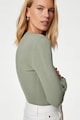 Marks & Spencer Kerek nyakú finomkötött pulóver női