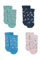 Marks & Spencer Флорални чорапи с памук, 4 чифта Момичета