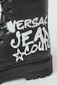 Versace Jeans Couture Боти от кожа и еко кожа с лого Мъже