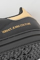 Versace Jeans Couture Logómintás sneaker bőr részletekkel férfi