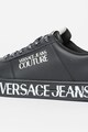 Versace Jeans Couture Bőr és textil sneaker logós talprésszel férfi