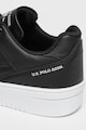 U.S. Polo Assn. Pantofi sport de piele ecologica cu logo Femei