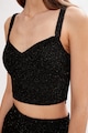 KOTON Fémszálas crop top női