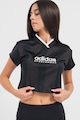 adidas Sportswear Tricou crop slim fit cu logo Tiro Femei
