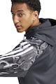 adidas Sportswear Future Icons bő fazonú kapucnis pulóver cipzáros zsebbel férfi