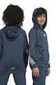 adidas Sportswear Train Icons kapucnis sportpulóver kenguruzsebbel Fiú