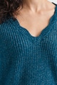 Vila Cutie V-nyakú pulóver csillámos dizájnnal női