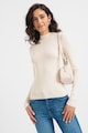 Vero Moda Bordázott pulóver kivágással női