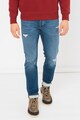 Jack & Jones Koptatott hatású straight fit farmernadrág férfi