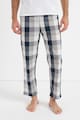 Jack & Jones Pantaloni de pijama cu model in carouri si banda logo in talie Simon Barbati