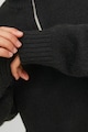 Jack & Jones Ejtett ujjú pulóver cipzáros hasítékkal férfi