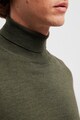 Selected Homme Merinógyapjú tartalmú szűk fazonú pulóver férfi