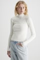 CALVIN KLEIN JEANS Пуловер от органичен памук с лого Жени