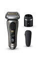 Braun Aparat de ras electric  Series 9 Pro Wet &Dry, 40.000 de actiuni de taiere, 5 elemente de taiere, Prolift Trimmer, SensoFlex, AutoSense, Statie de incarcare si curatare Barbati