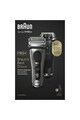 Braun Aparat de ras electric  Series 9 Pro Wet &Dry, 40.000 de actiuni de taiere, 5 elemente de taiere, Prolift Trimmer, SensoFlex, AutoSense, Statie de incarcare si curatare Barbati