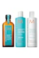 Moroccanoil Pachet Promo  Volume pentru par lipsit de volum: Sampon si Balsam pentru Volume Moroccanoil, 250 ml + Ulei Tratament Moroccanoil pentru toate tipurile de par, 25 ml Femei