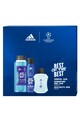 adidas Set Cadou Barbati  Uefa Best Of The Best: Apa De Toaleta 10 ml + Deodorant 150 ml + Gel De Dus 250 ml Barbati
