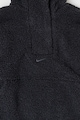 Nike Therma-FIT kapucnis bő fazonú plüss sportpulóver Lány