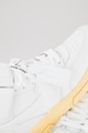 OFF-WHITE Pantofi sport medii de piele cu detalii perforate Out Of Office Barbati