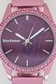 Juicy Couture Часовник с три стрелки и циркони Жени