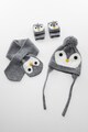 Mango Фино плетена шапка Pingu с дизайн на пингвин Момчета