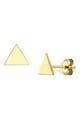 MINIONETTE Cercei cu tija, in forma triunghiulara, din aur de 14K Femei