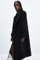 Mango Gaugain bő fazonú gyapjútartalmú kabát női