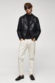Mango Picasso műbőr dzseki hajtókás gallérral férfi